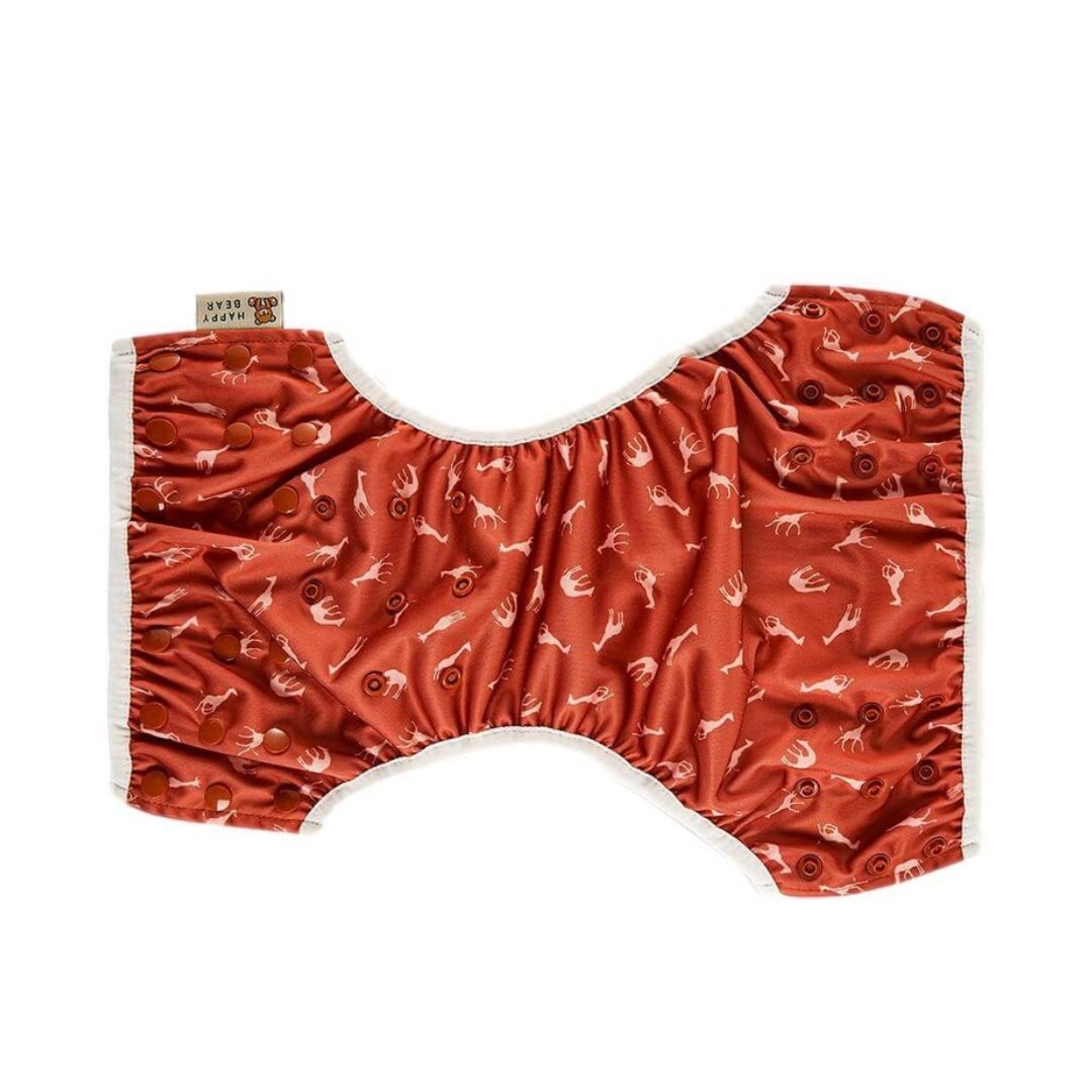 Badewindel mit Schnappverschluss 0-3J Onesize Savanna