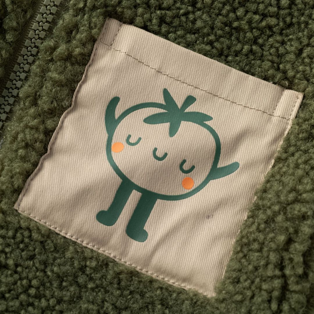 Süße Kapuzenjacke 'Chaqueta' grün