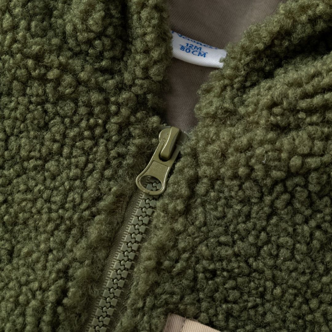 Süße Kapuzenjacke 'Chaqueta' grün