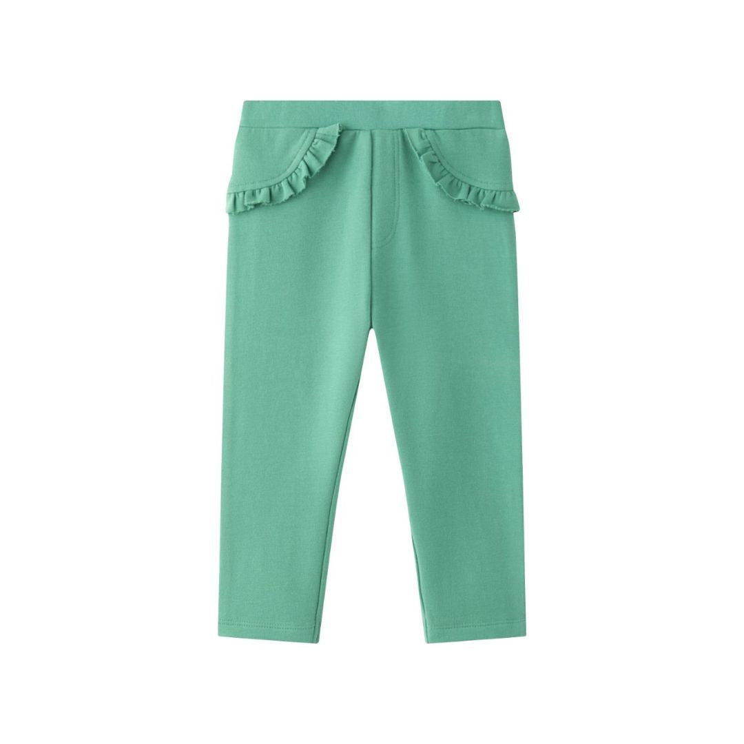 Jeggings mit Rüschen grün