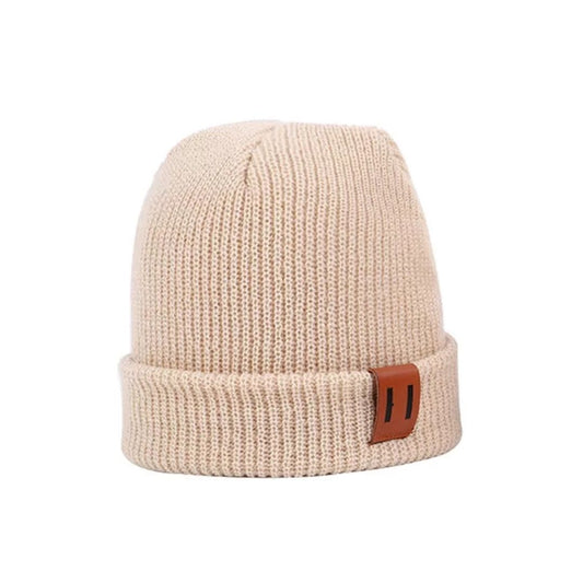 Baby-Mütze Beanie beige