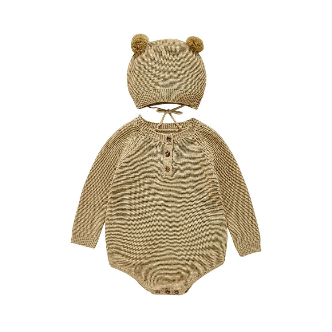 Baby Feinstrick-Body 'Natura' 100% Bio Baumwolle