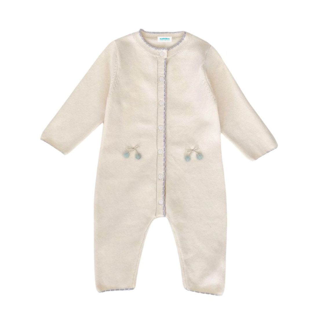 Baby Strampler Langarm Overall mit Applikation