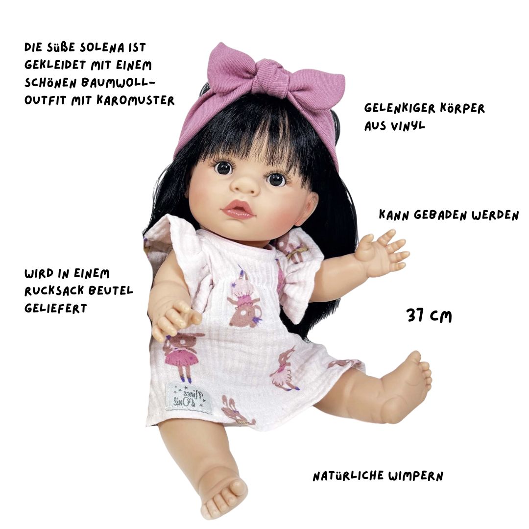 Bewegliche Baby Puppe 'Sakura'