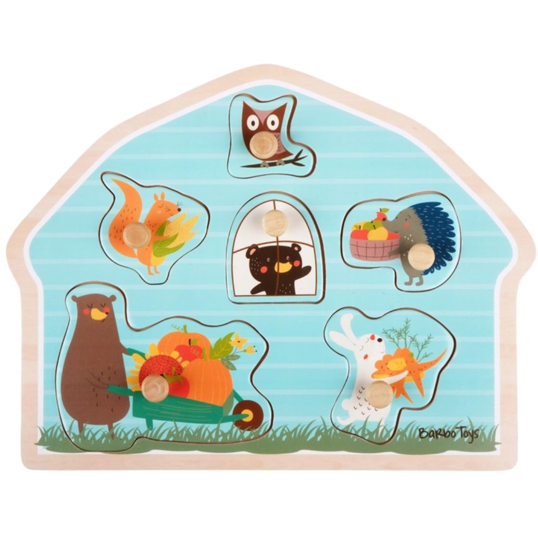 Little Woodies - Puzzle 6 Teile