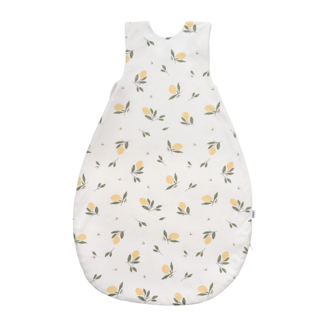 Sommerschlafsack mit Zitronenprint