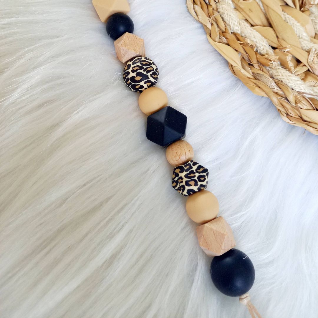 Schnullerkette "Yara" wild