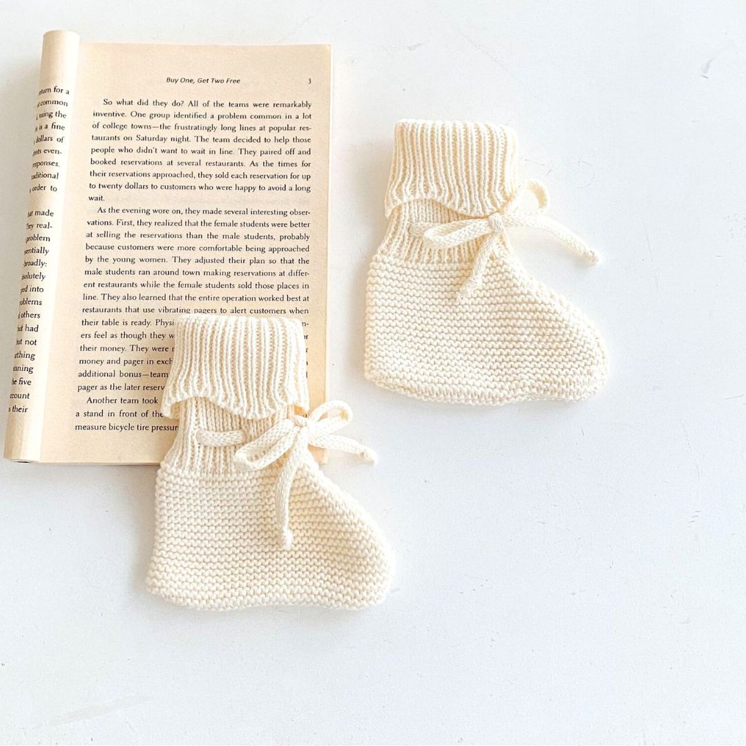 Baby Kombinations Set 4 teilig aus warmem Strick