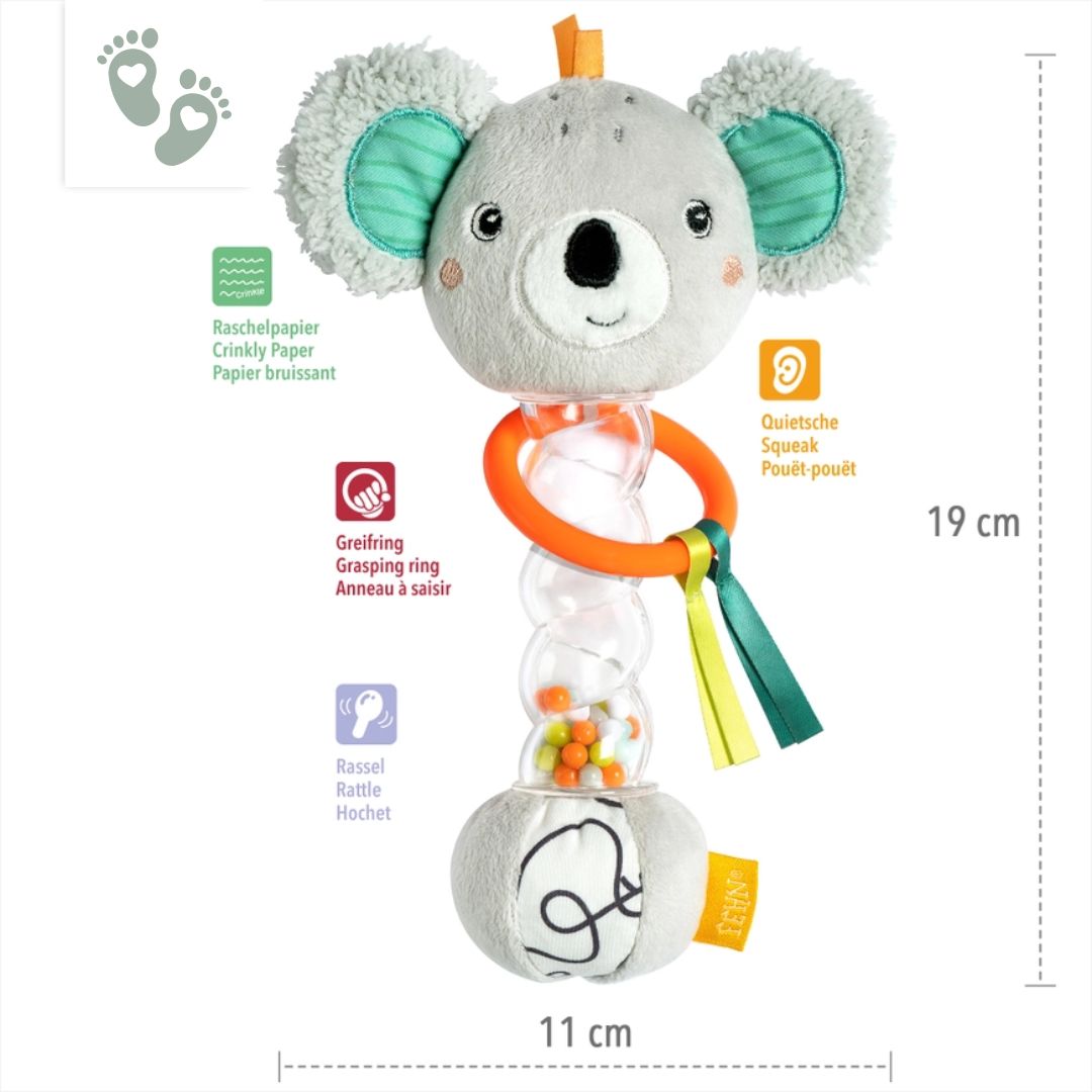 Motorik Spiel Regenmacher Koala