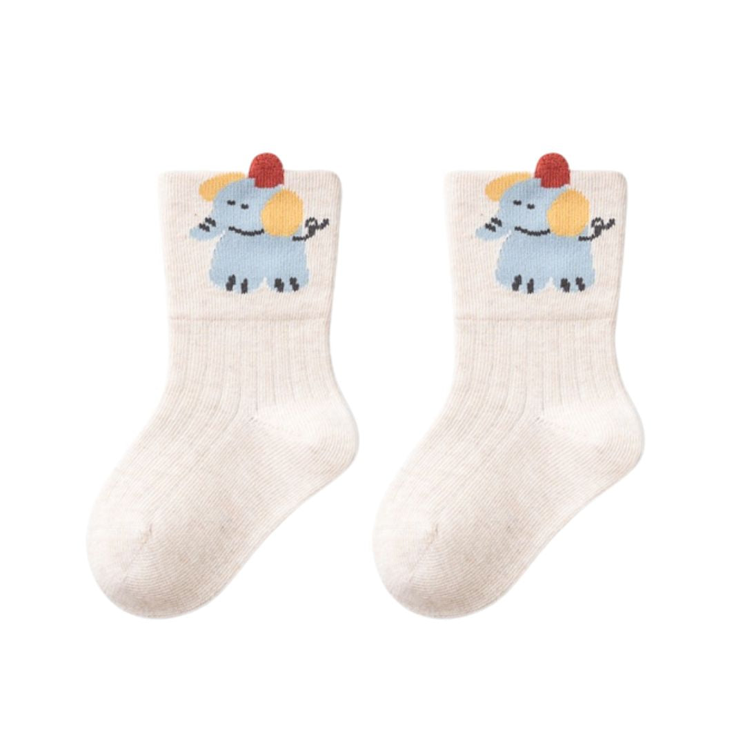 Unisex Baby und Kindersocken mit Cartoon 'Elefant'