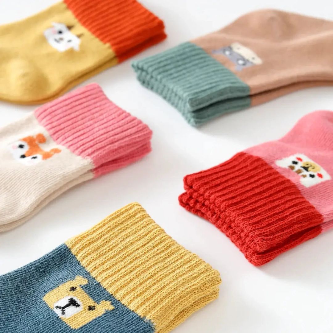 Kinder Socken mit Tiermotiven