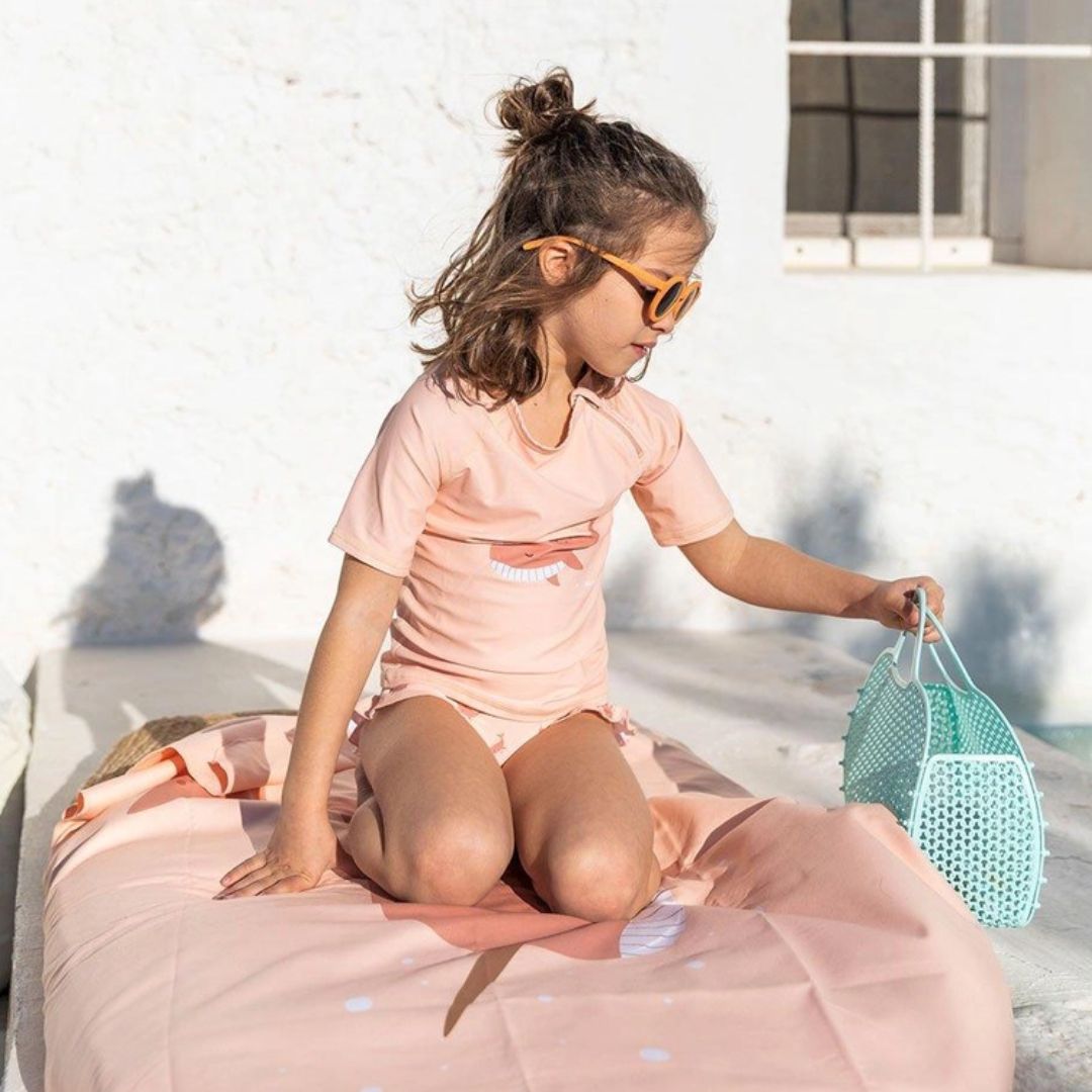 Kinder Bikinihose 'Wale' rosa UPF 50+