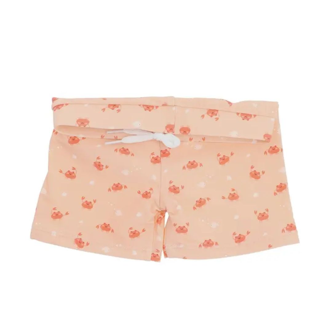 Badehose Short 'Krabben' korall UPF 50+