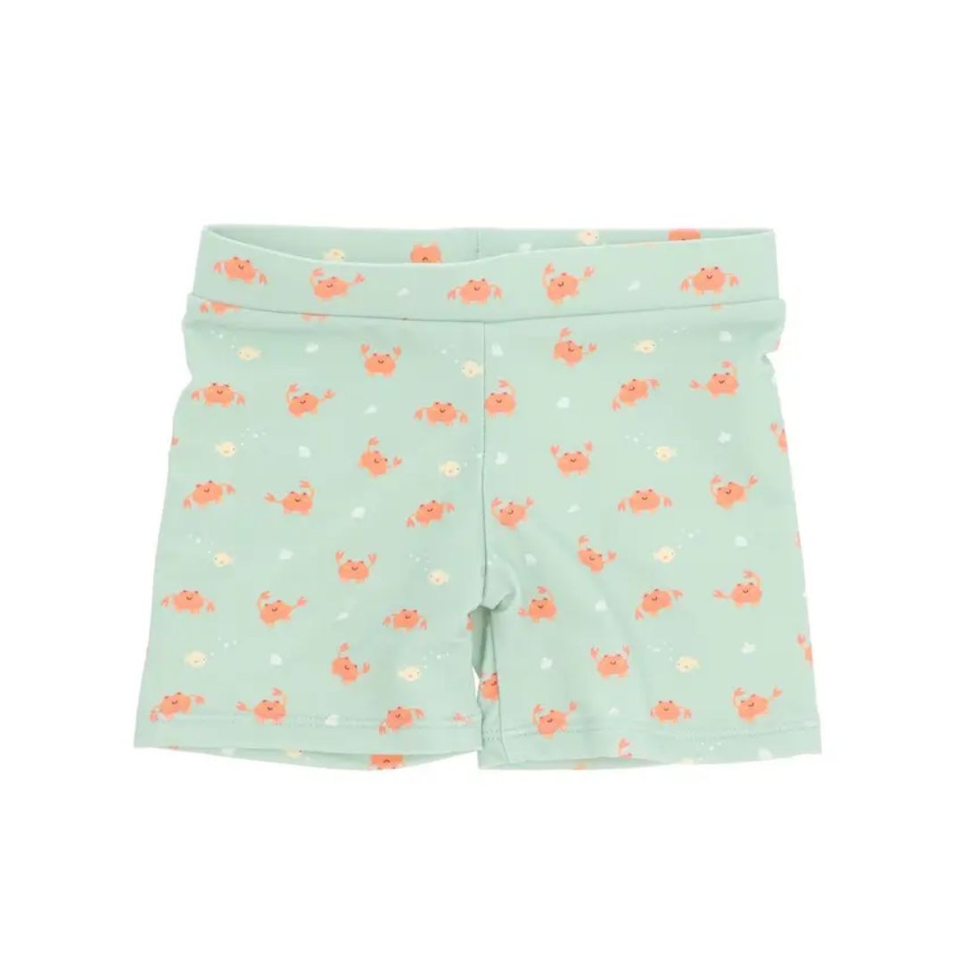 Badehose Short 'Krabben' mint UPF 50+
