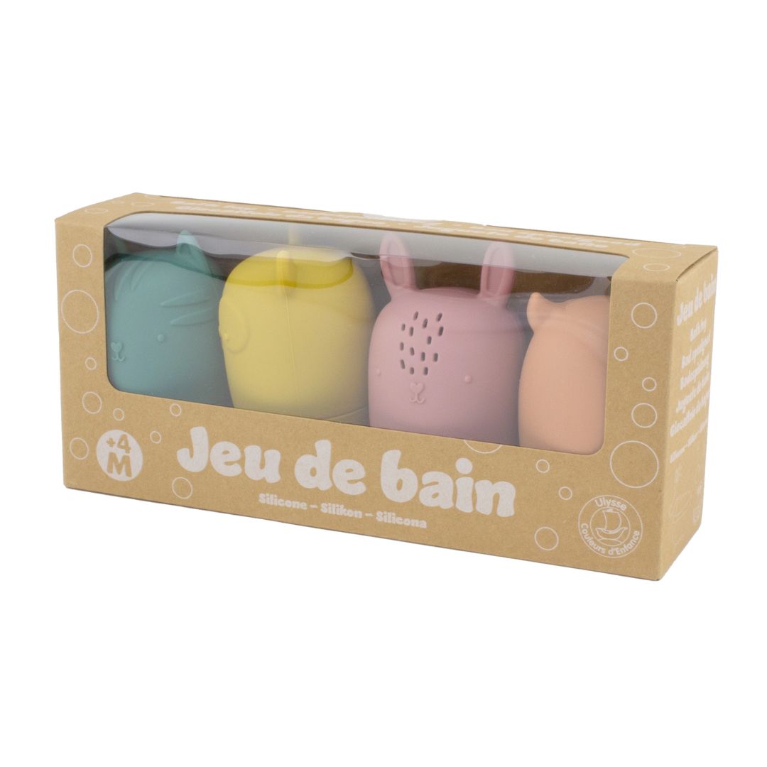 Badewannenspielzeug Spritzende Tiere +4M