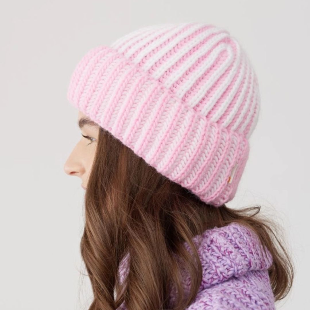 Damen Ballonmütze rosa