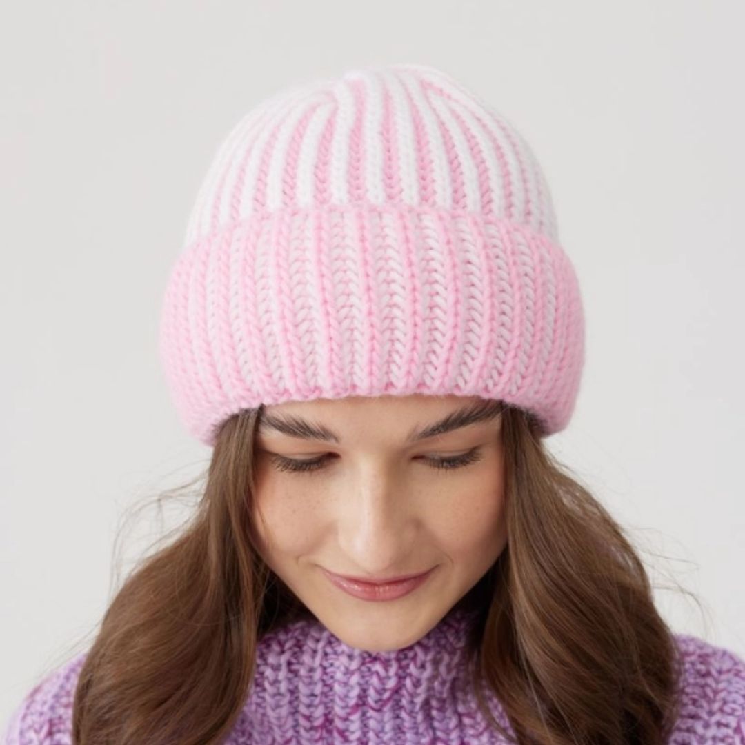 Damen Ballonmütze rosa