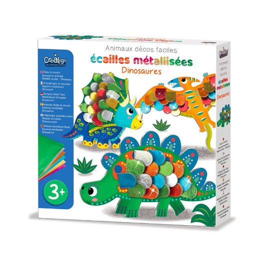 Kinder Kreativset 'Metallische Schuppen Dinosaurier'