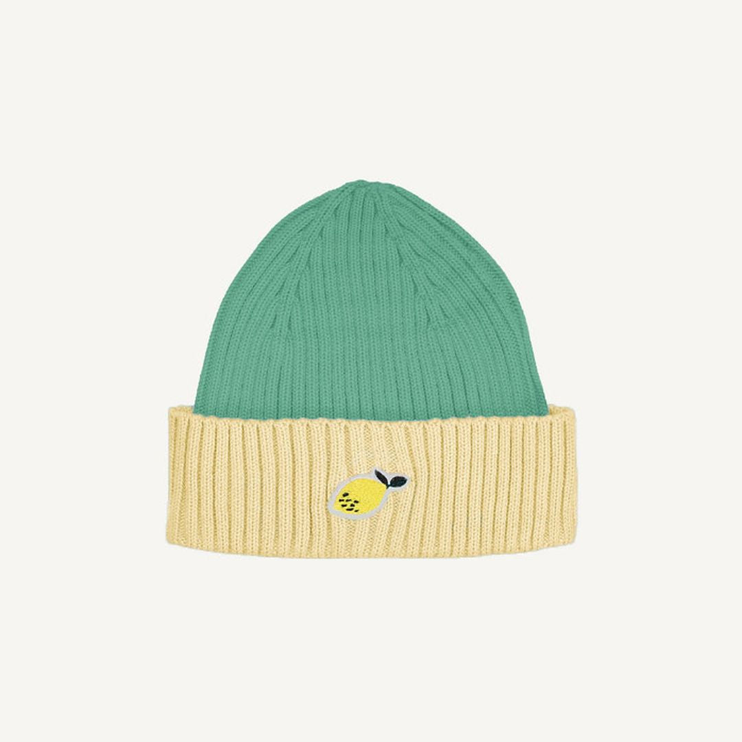 Beanie gelb/grün