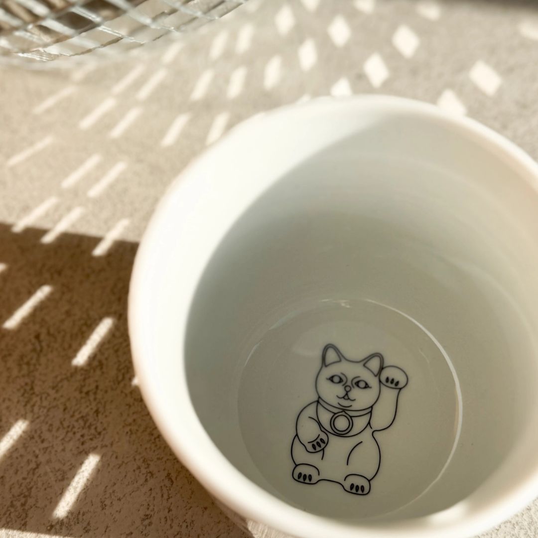 Porzellan Becher 'DAD'