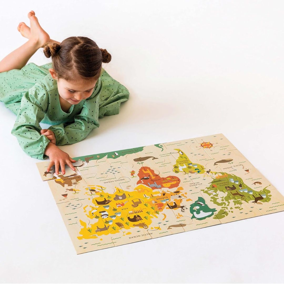 "World Map 24-Pieces' Puzzle