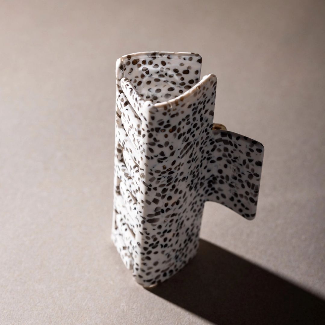 Damen Haarklammer 'Brick Dalmatiner'