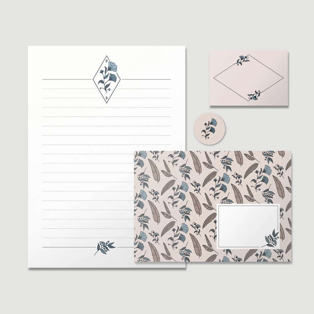 Briefpapier Set 02 'Pflanzen'