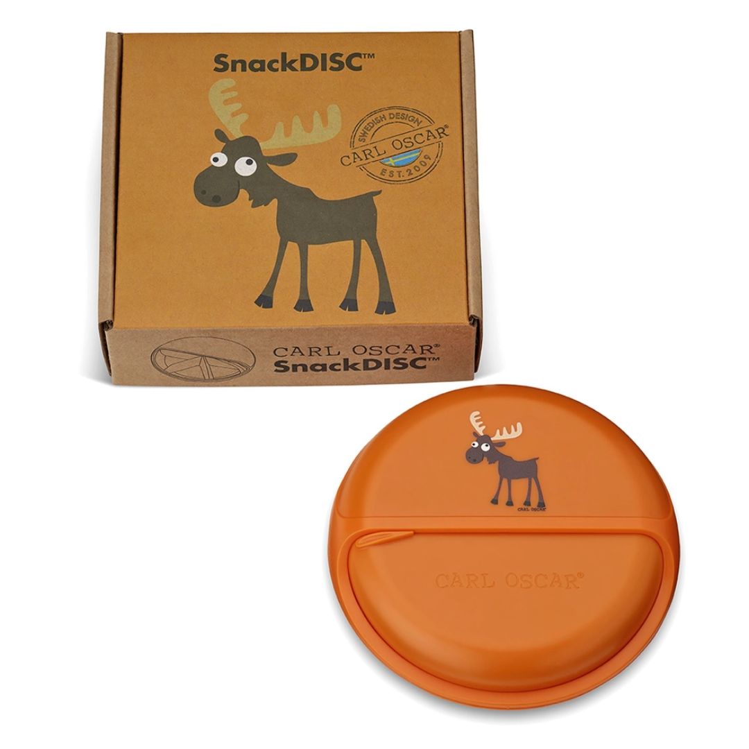 Snack Disc Kinder 'Elch' orange 15 cm