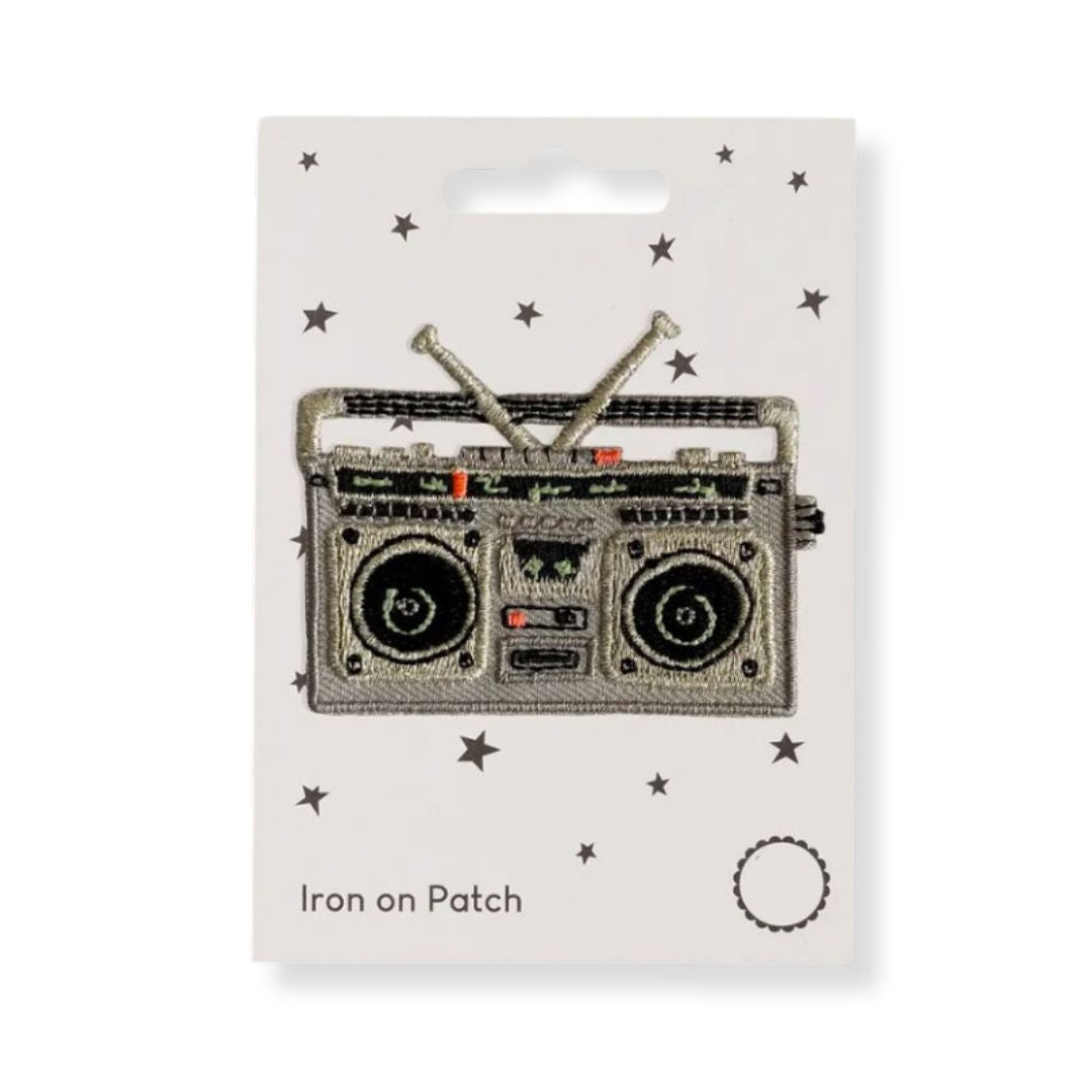 Aufnäher zum Aufbügeln 'Boom Box'