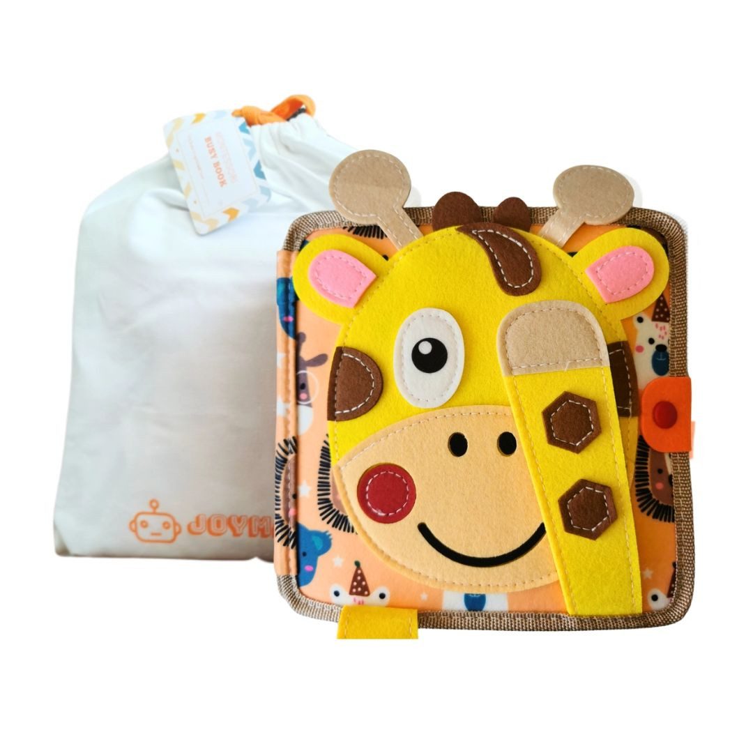 Montessori Beschäftigungsbuch Giraffe für Kleinkinder