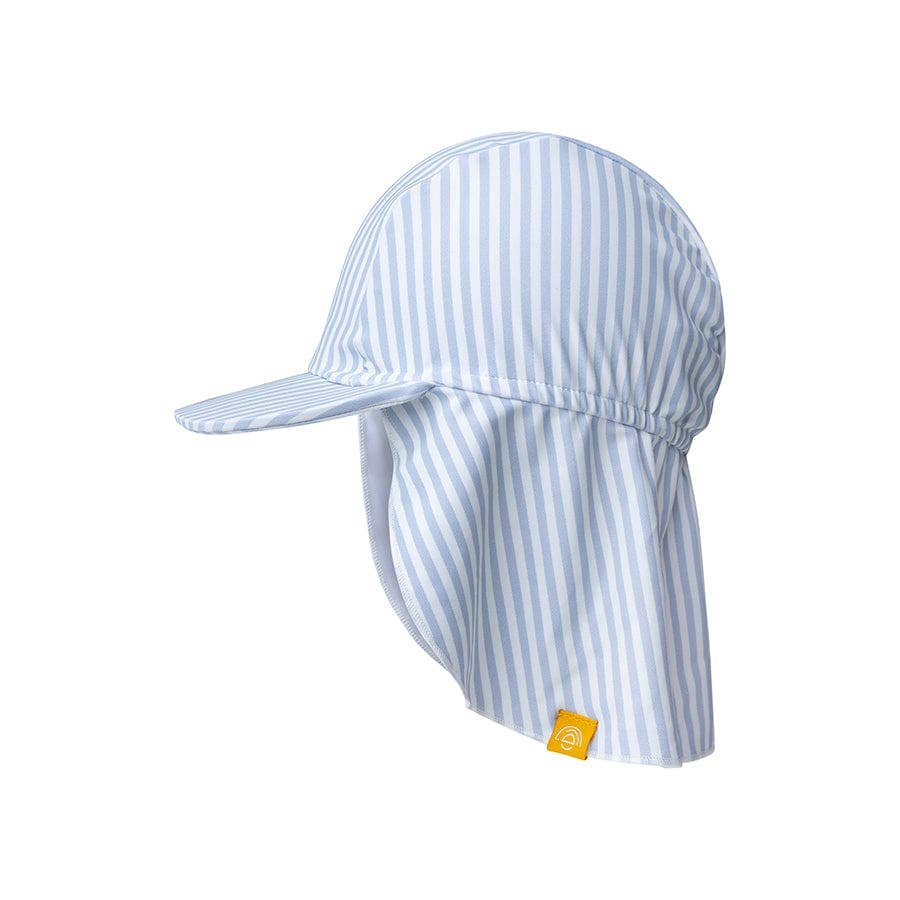 UV Sonnenhut blau/weiß gestreift