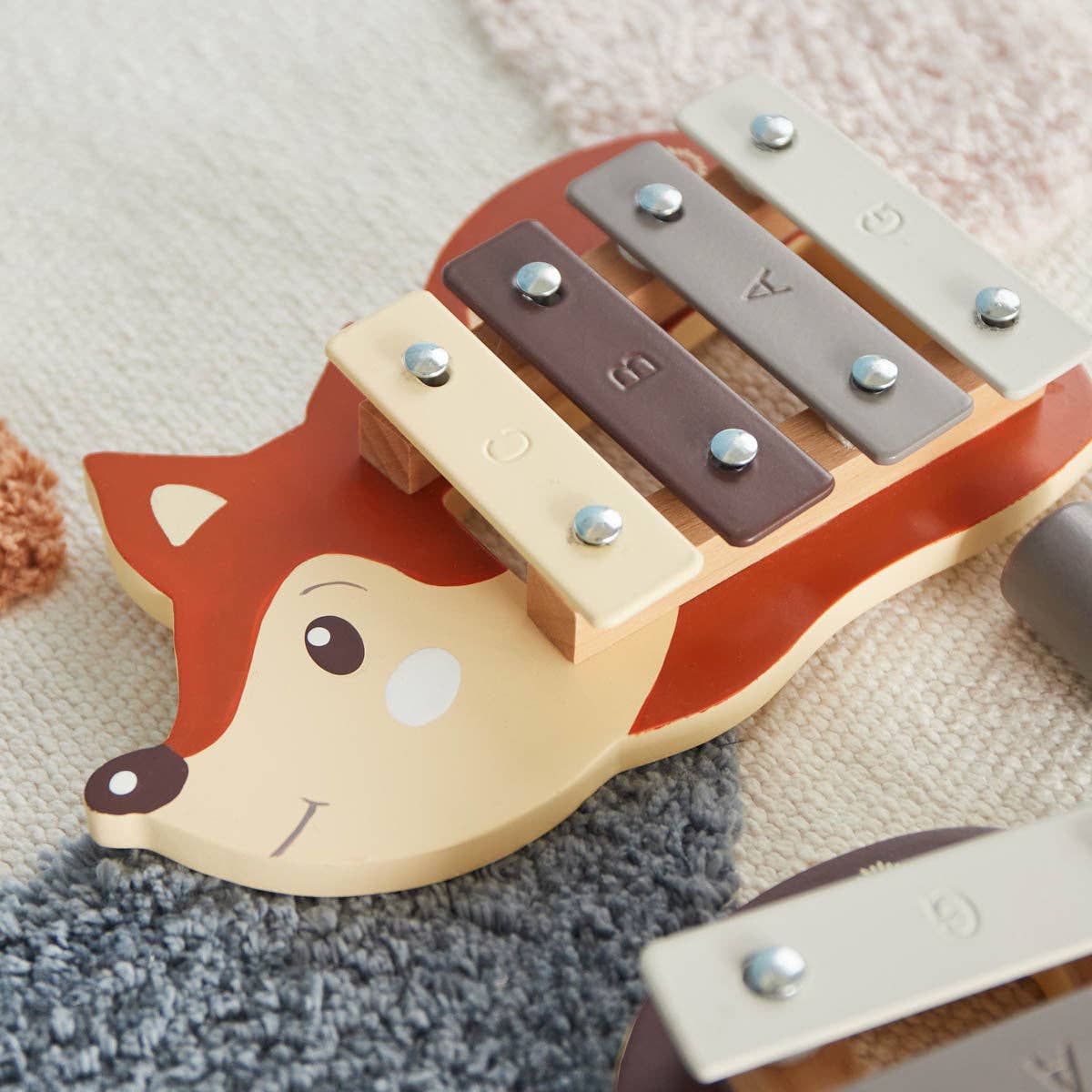 Mini Xylophon aus Holz 'Fuchs'