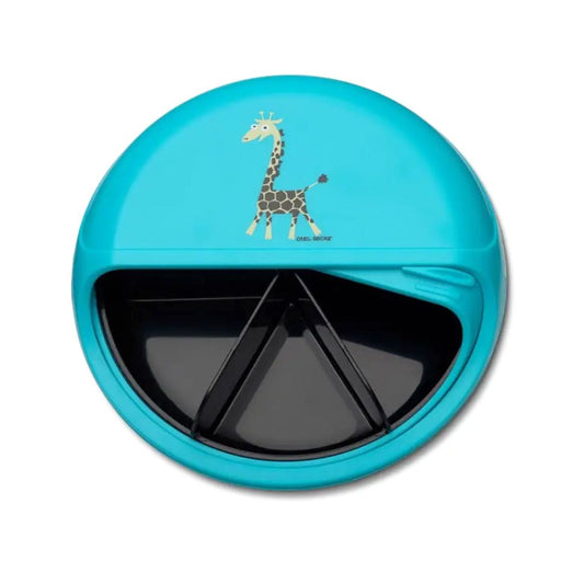 Snack Disc Kinder 'Giraffe' türkis 15 cm