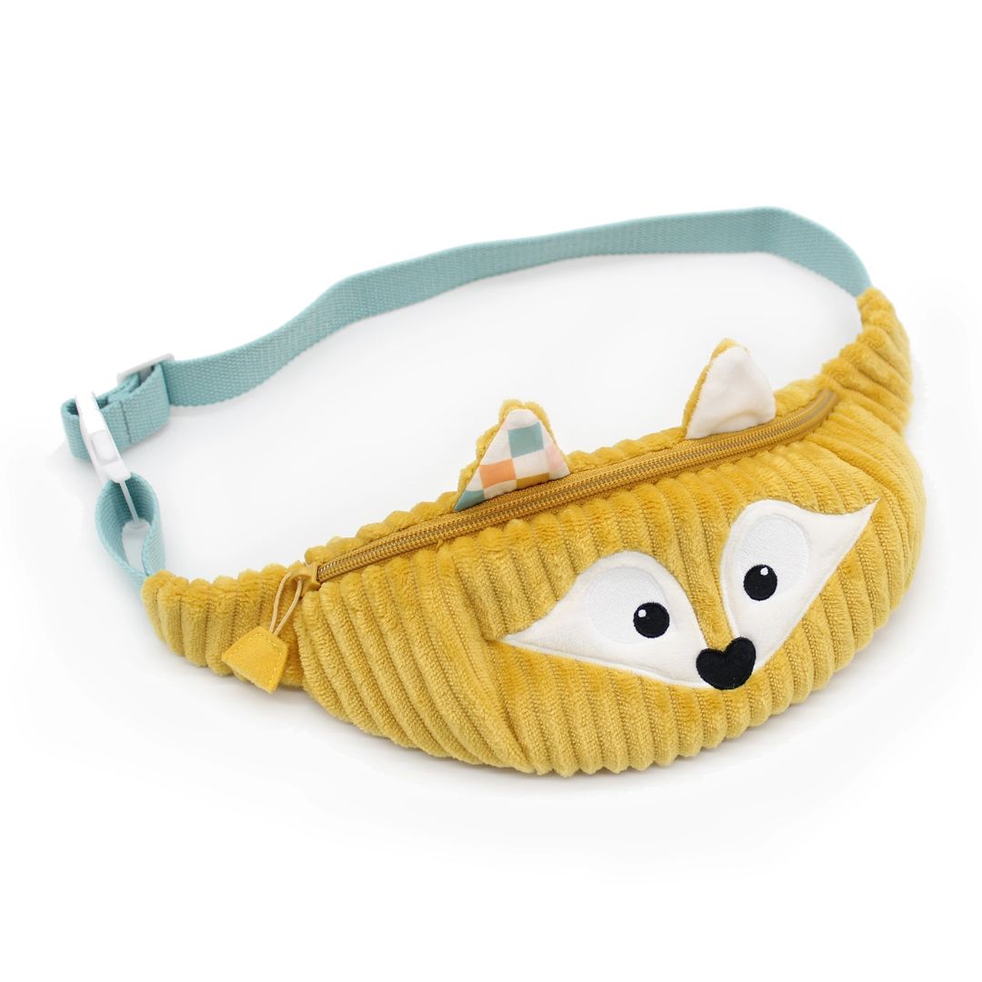 Kinder Bauchtasche aus Cord 'Cyranos der Fuchs'