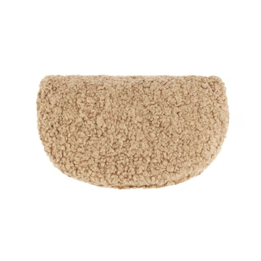 Damen Tasche Teddyfell Crossbody beige