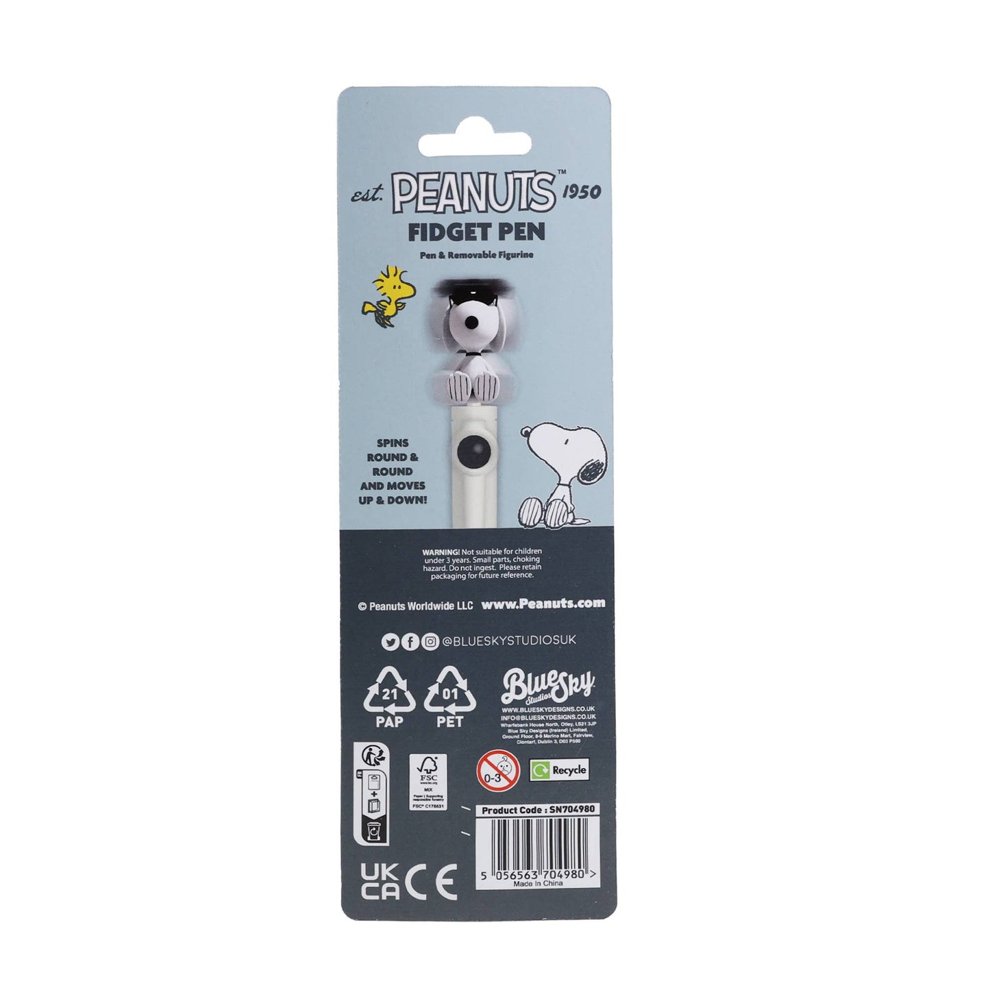 Snoopy - Fidget Pen inkl. Sammelfigur