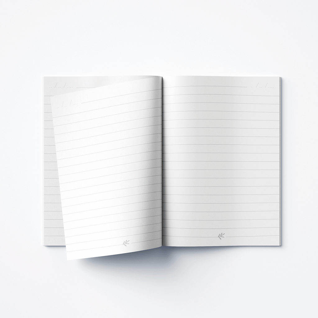 Notizbuch A5 'Myosotis & Capucine'