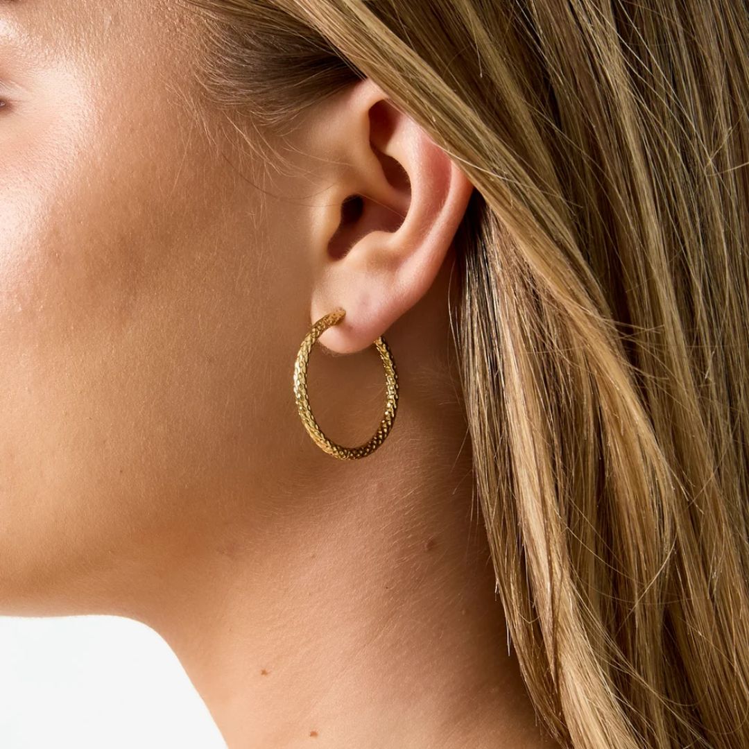 Damen Creolen 'Circle' gold