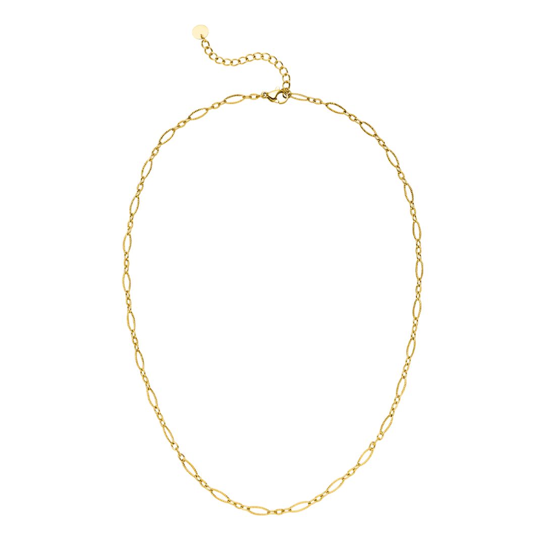 Damen Gliederkette 'Smooth Chain' gold