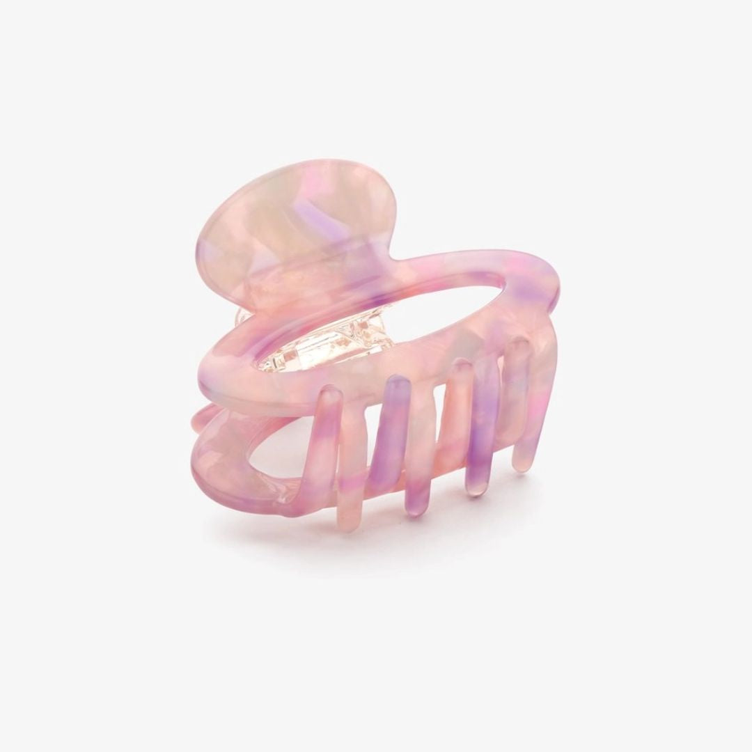 Damen Haarklammer flieder/rosé