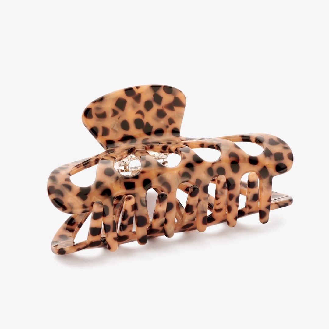 Damen Haarklammer 'Wild Look' leo