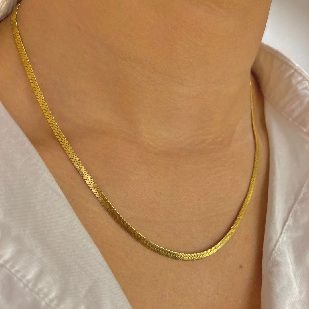 Damen Halskette gold mit 'Cleopatra'