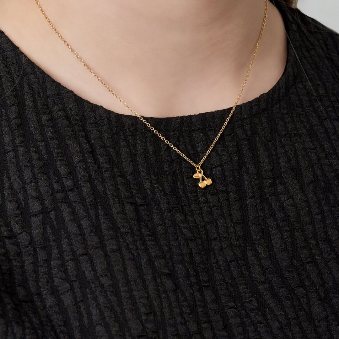 Damen Halskette gold 'Cherry'