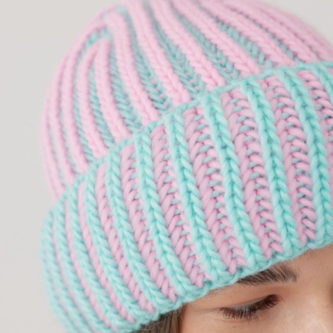 Damen Ballonmütze multicolor