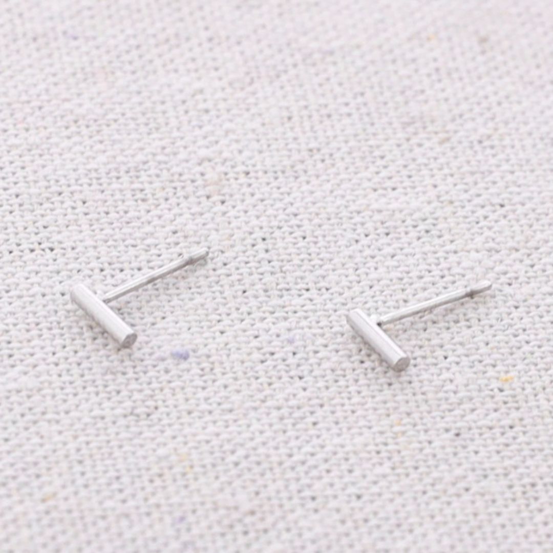 Damen Ohrstecker Stift silber