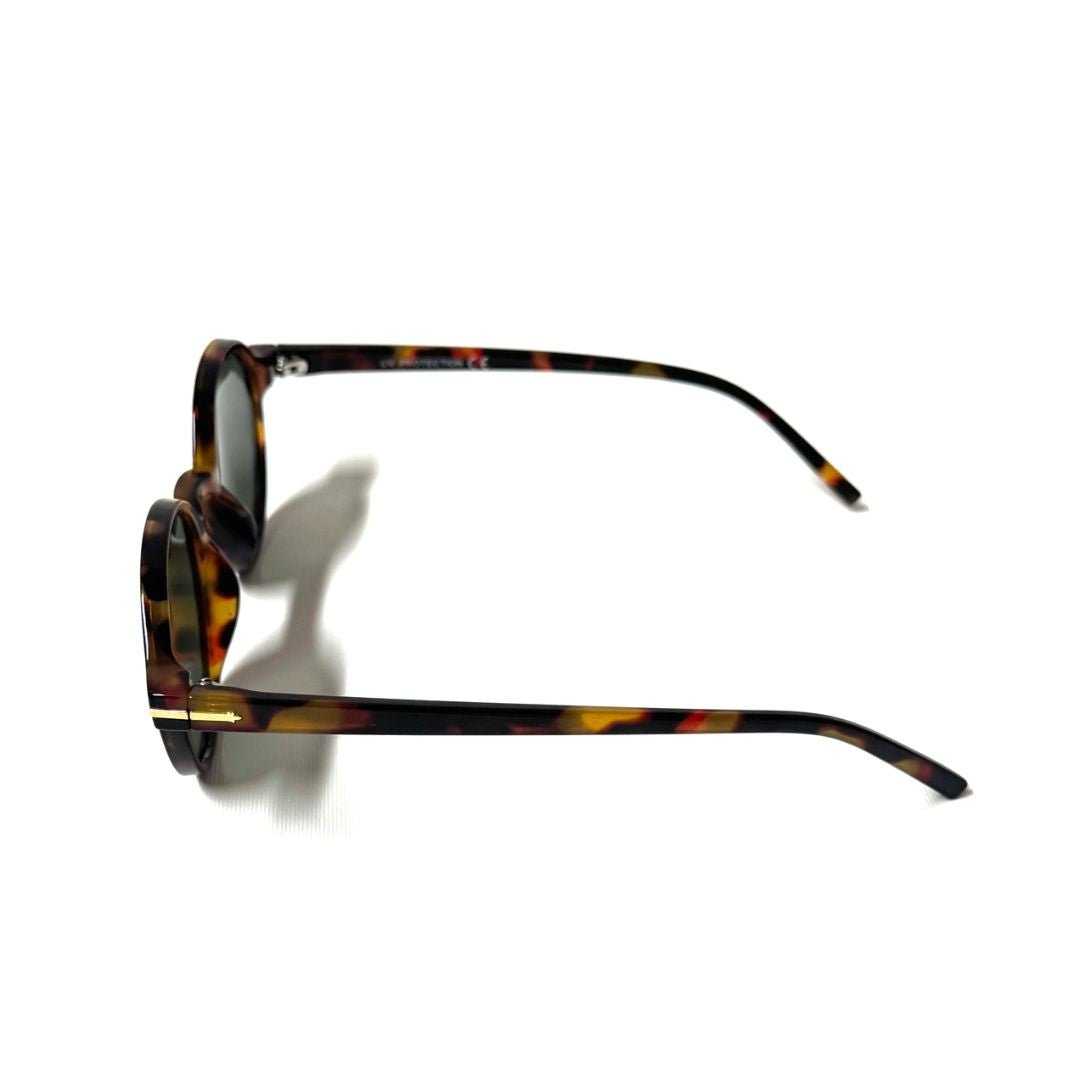 Damen Sonnenbrille 'Hypnotic Tango' tortoise/green UV400