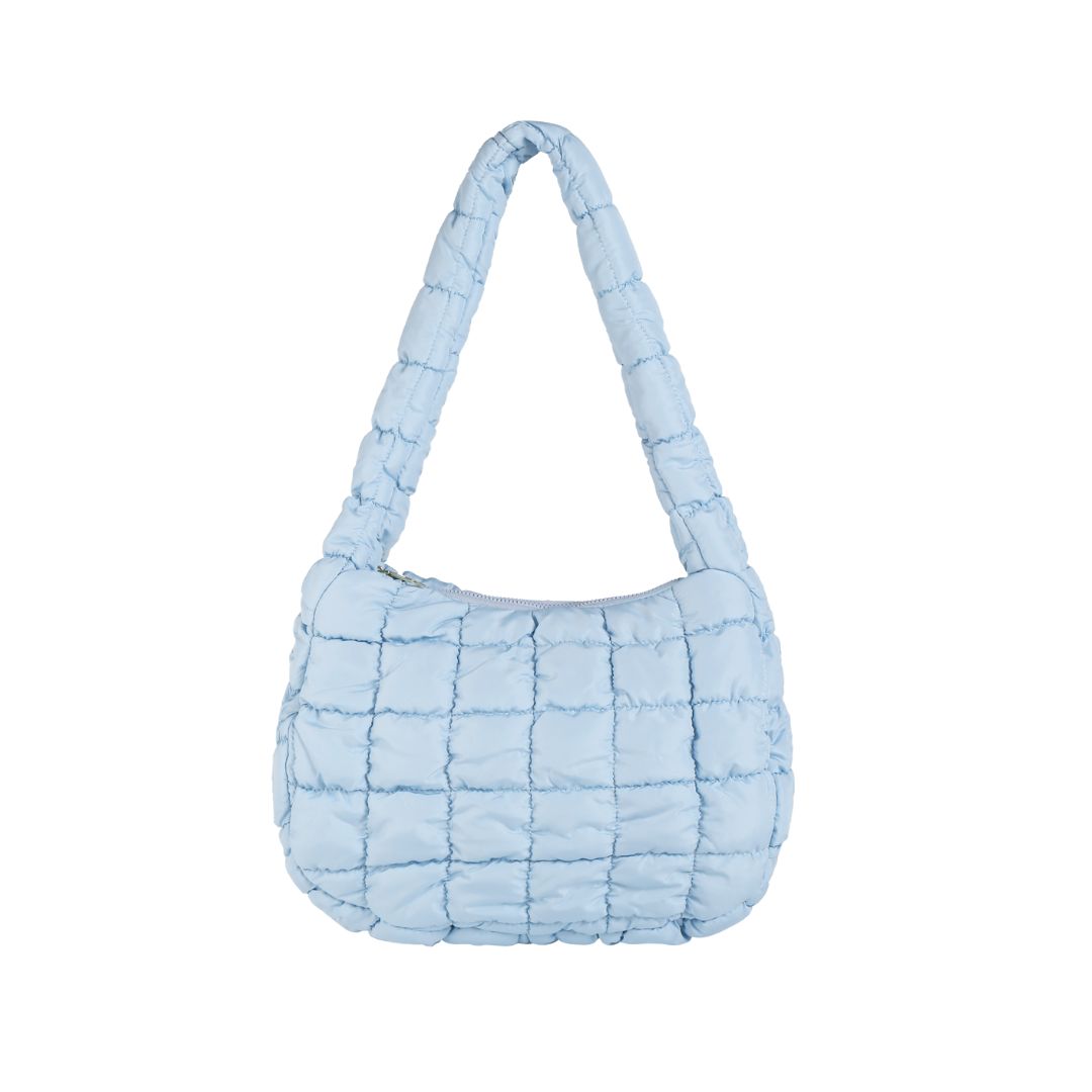Umhängetasche unifarben 'Padded Bag' blau