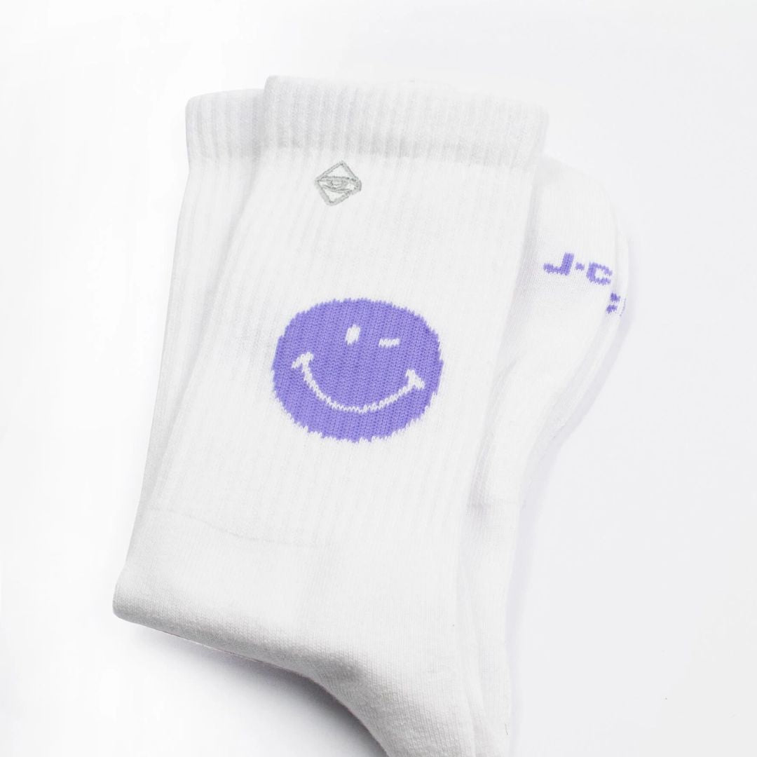 Tennissocken für Erwachsene 'Purple Smile'