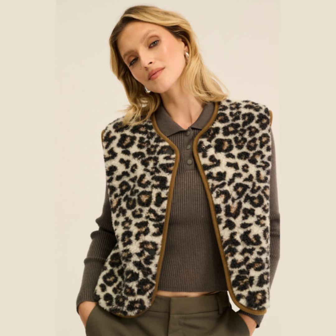 Damen Weste 'TYB' leo white ultra light