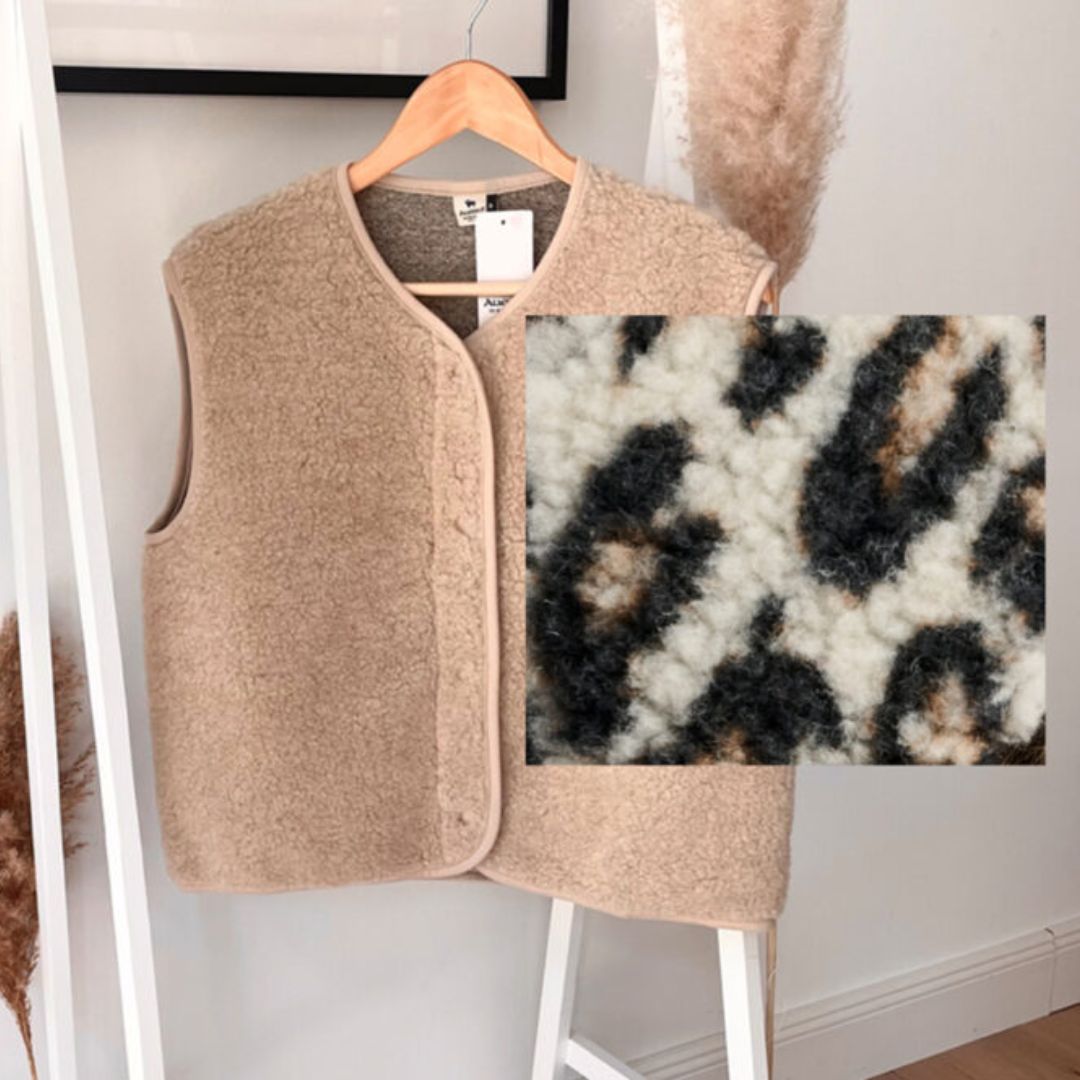 Damen Weste 'TYB' leo/khaki